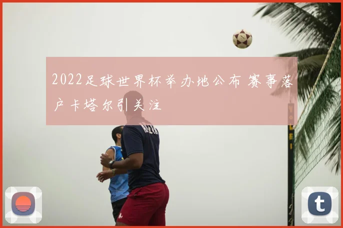 2022足球世界杯举办地公布 赛事落户卡塔尔引关注