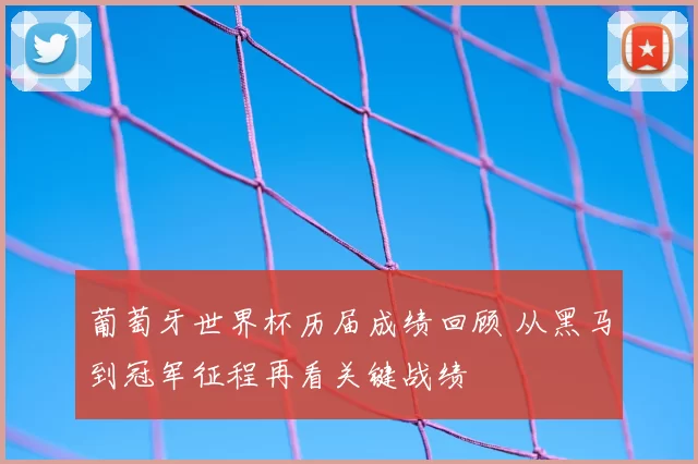 葡萄牙世界杯历届成绩回顾 从黑马到冠军征程再看关键战绩